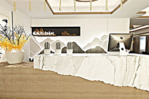 新中式書法培訓機構裝修設計全景圖